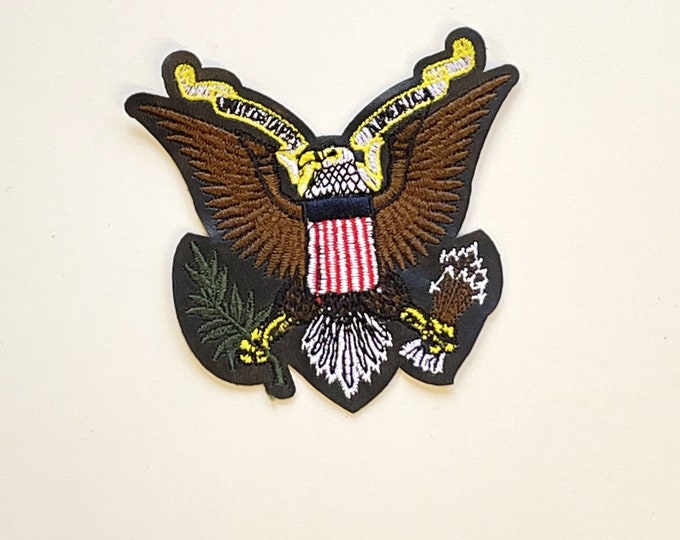 US Eagle Embroidered Applique, Sew on Patch(PATCH 1)