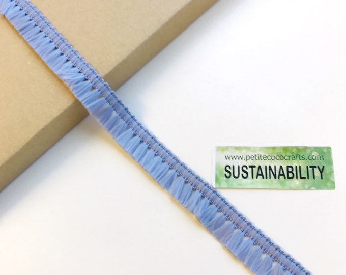 Sustainable recycled polyester fringe tassel trim tape(FT7-4)