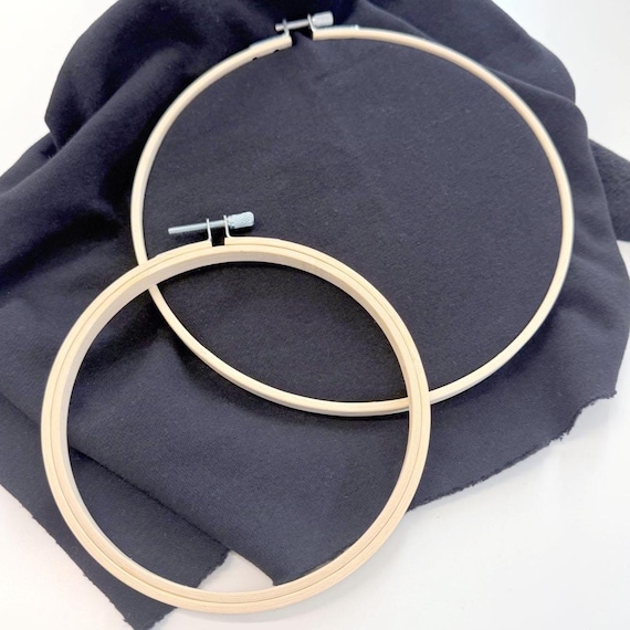 Smooth High Quality Bamboo Hoop, 6" and 8" Size Options, Crafting Tool For Embroidering, Sold per Piece