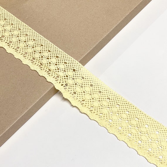 Yellow 2" Cotton Lace trim (LT2)
