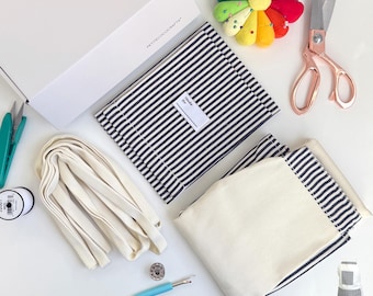 Kit de costura DIY: Delantal multiusos con estilo (Nivel 2 Moderado)