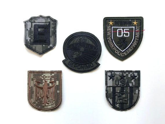 Various Military Applique, Iron on Patch, Sew on Patch