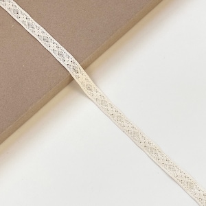 Natural 5/8&quot; Width Cotton edge lace Trim (LT20)