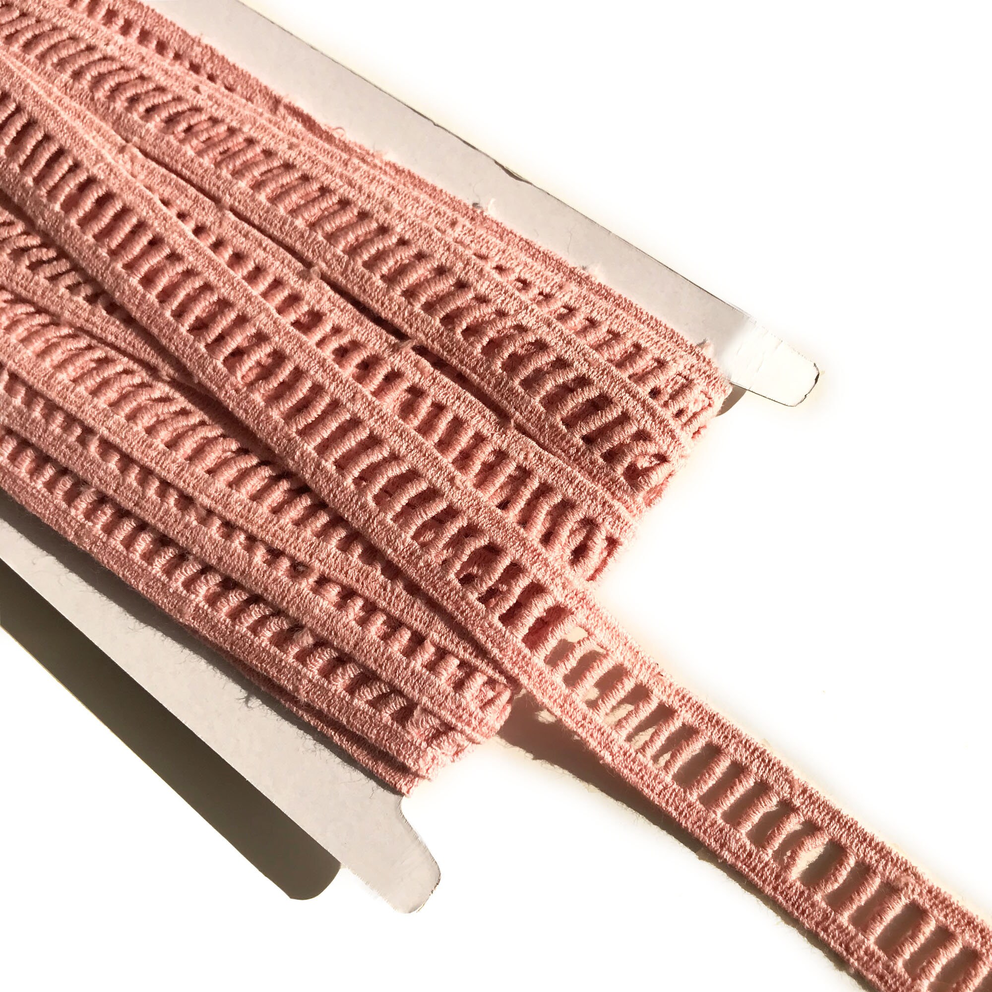 Selling per yard 6 Colorways Cotton Lace Ladder Shape Trim 3/4 (LT15)