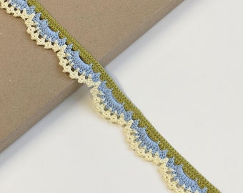 Crochet braided edge trim 1 1/4&quot;(LTF-1)