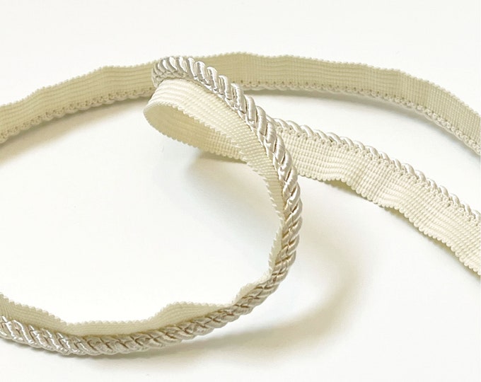 Beige Taupe Piping Cord Sewing Trim (FT-5) - Selling Per Yard