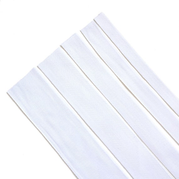 Off White Cotton twill tape( 1/4", 1/2, 3/4, 1, 1 1/2", 2") -  PetiteCocoCrafts Signature cotton ribbon collection