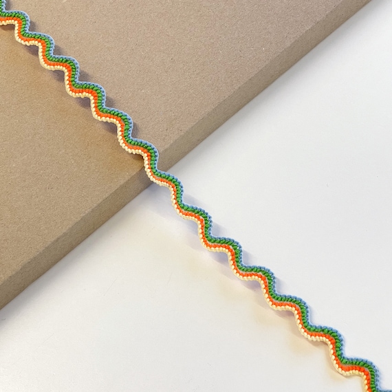 Rick rack lace trim - Rainbow wave 1/2" (FT7-4)
