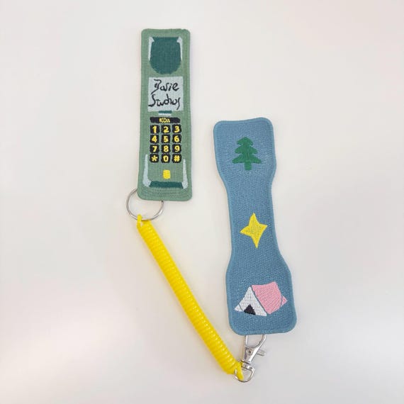 Stylish Two-Part Chain Embroidery Applique, Sew on Patch (PATCH 3)