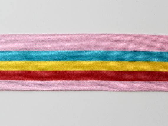 Multiple colorway 2 1/4" rib knit trim(FT10)
