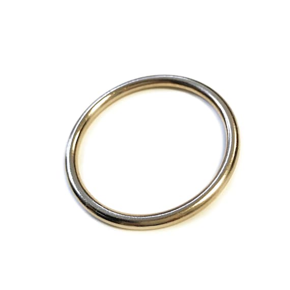 Gold Color Metal O Ring (Buckle 1)
