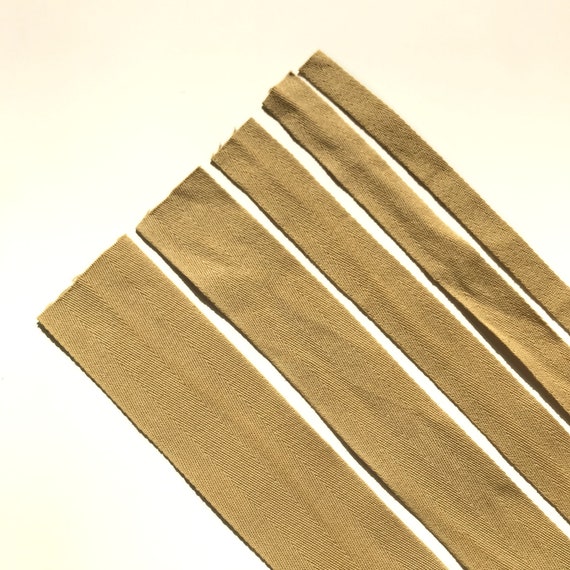 Brown Cotton twill tape( 1/2, 1, 1 1/2") -  PetiteCocoCrafts Signature cotton ribbon collection (TRIM BASIC 10)