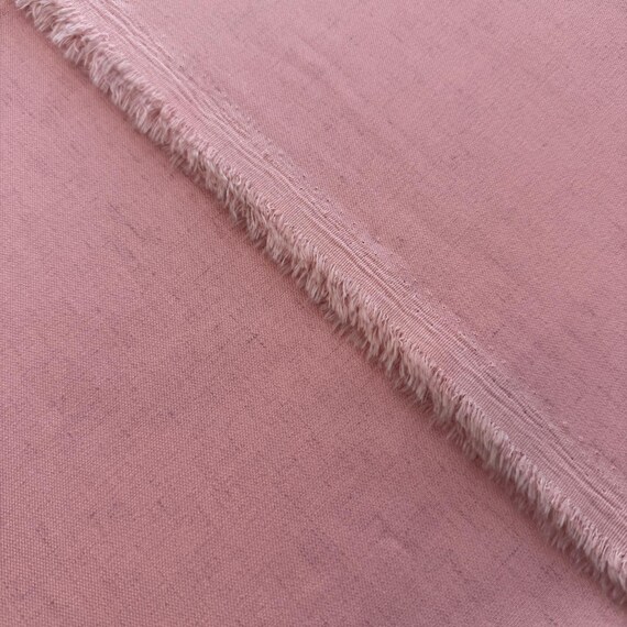 Mauve Lightweight Linen Fabric – 61" Width – Sold by Yard