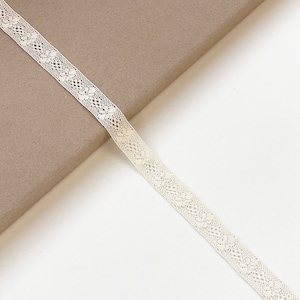 Natural 3/4&quot; Width Cotton edge lace Trim (LT20)