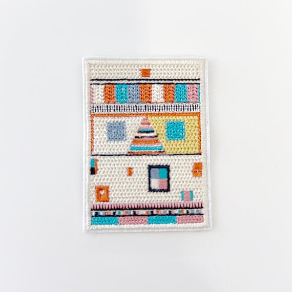 Aztec Embroidery Applique, Sew on Patch (PATCH 3)
