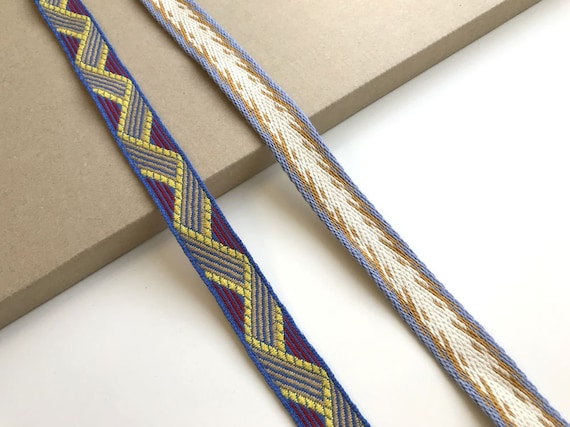 Jacquard trim(Soft touch, 2 tribal pattern) (FT1)