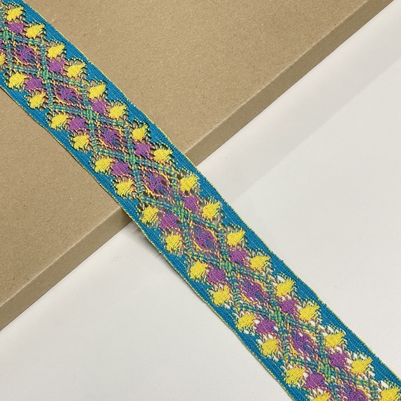 Multicolor 1 3/4" Crochet Lace trim (LT14)