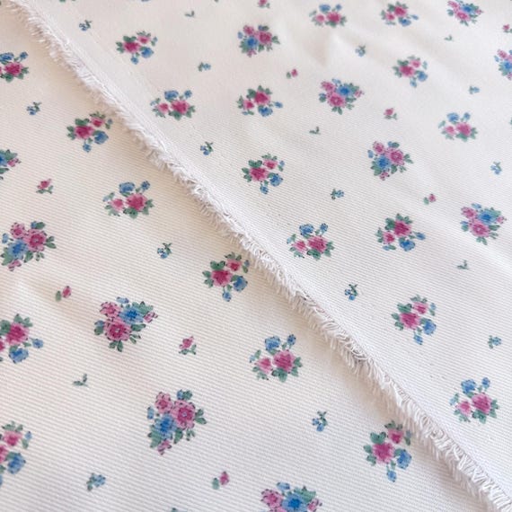 Soft Spring Floral Fabric – 58" Width – Sold by Yard