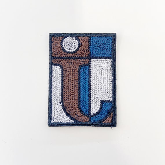 Modern Art Embroidery Applique, Sew on Patch (PATCH 3)