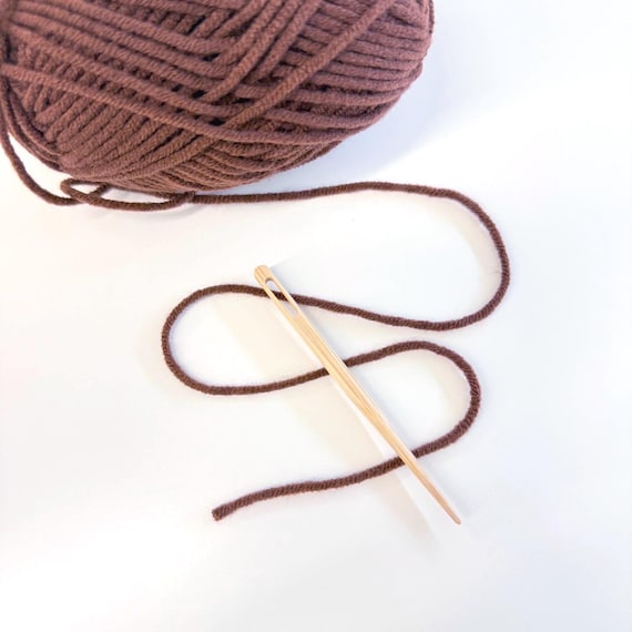 3 1/2" Japanese Bamboo Darning Needle, Crafting Tool For Crocheting & Knitting, Sold per Piece