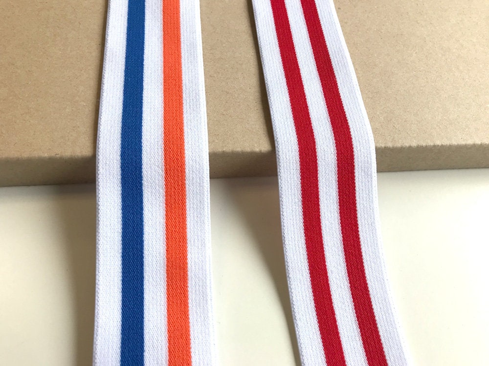 Multiple colorway 1 1/2 elastic band trim