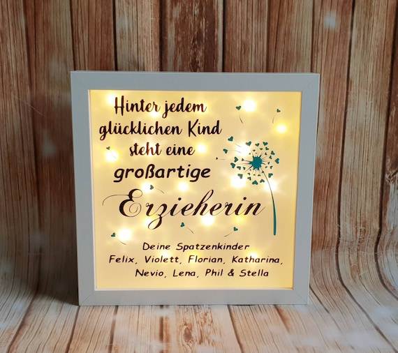 Abschied geschenk erzieherin zum Geschenk für