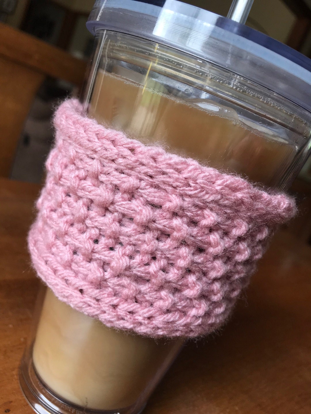 Coffee Cozy Knitting Pattern PDF Perfect for Starbucks Cup by Josie's