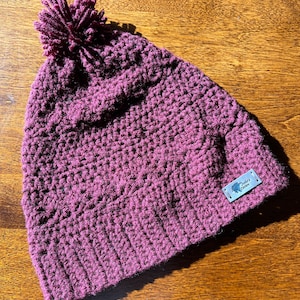 Lacy Red Winter Beanie