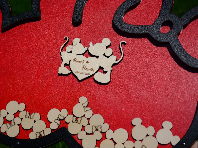 Mickey und Minnie Hochzeit Gästebuch Disney Hochzeit Etsy