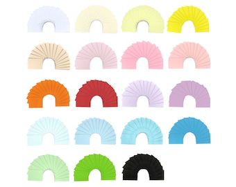 DIY 500 pcs of Pre-cut 3D Origami triangles pieces for your Modular Origami Size 1/32