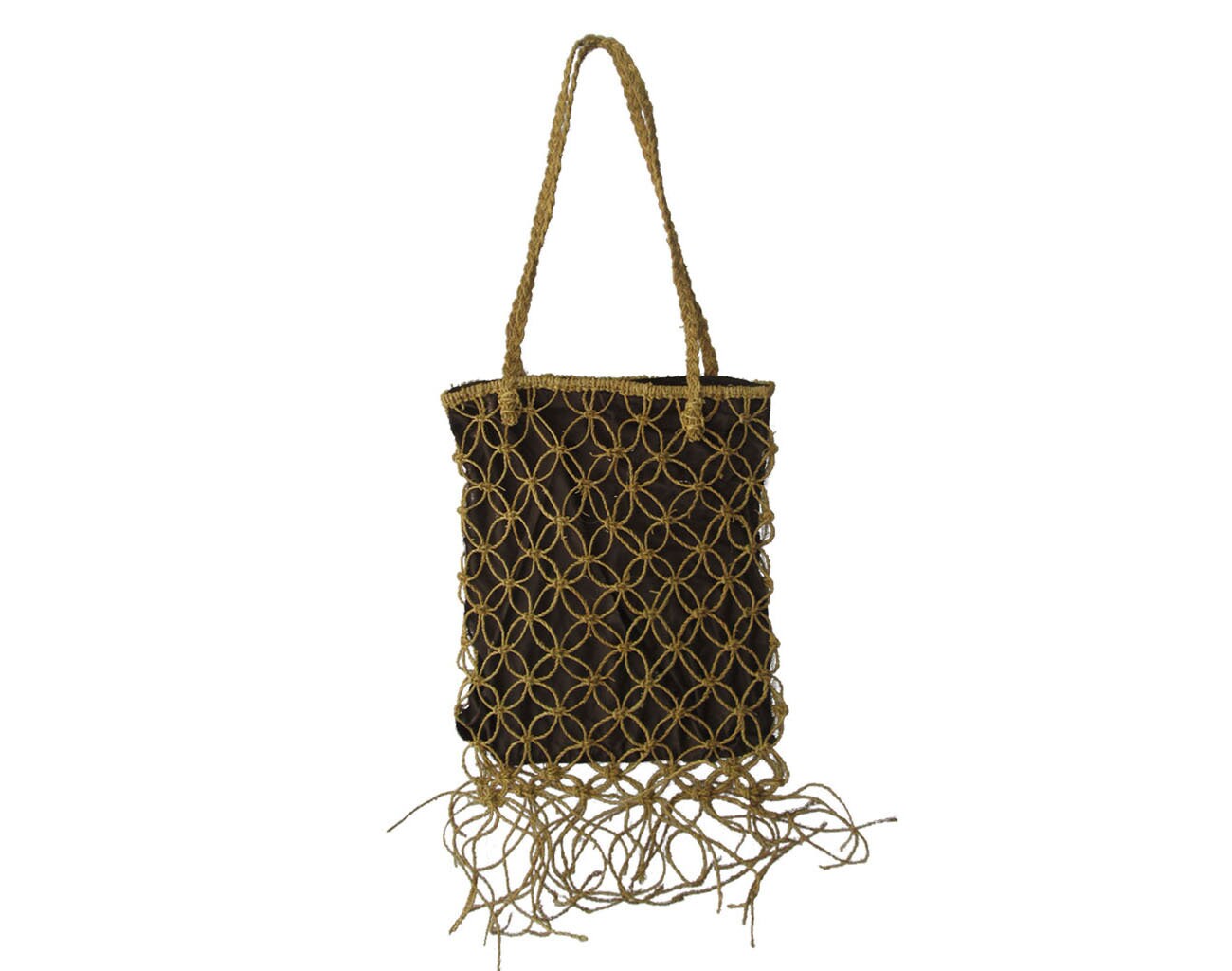 Handwoven Straw Vintage Purse Bag