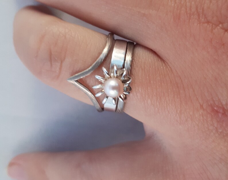 Unique mokum\u00e9 stackingring