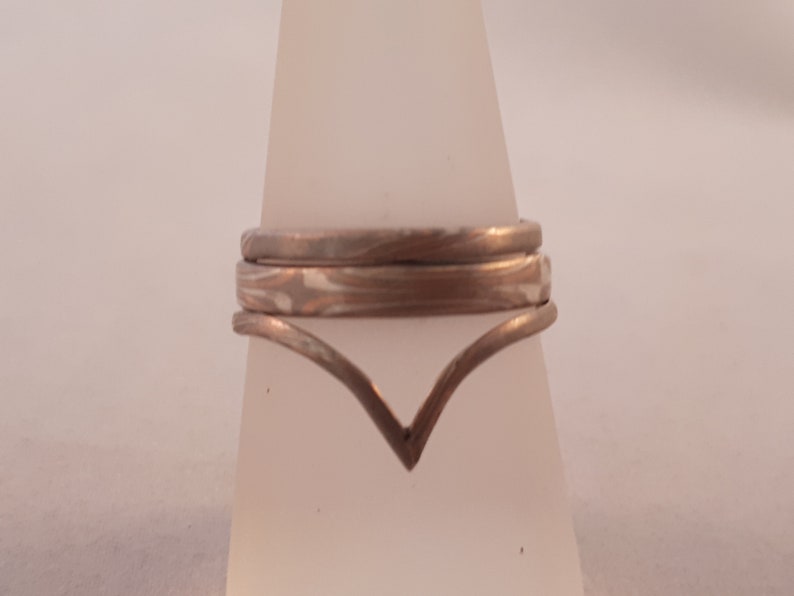 Unique mokum\u00e9 stackingring
