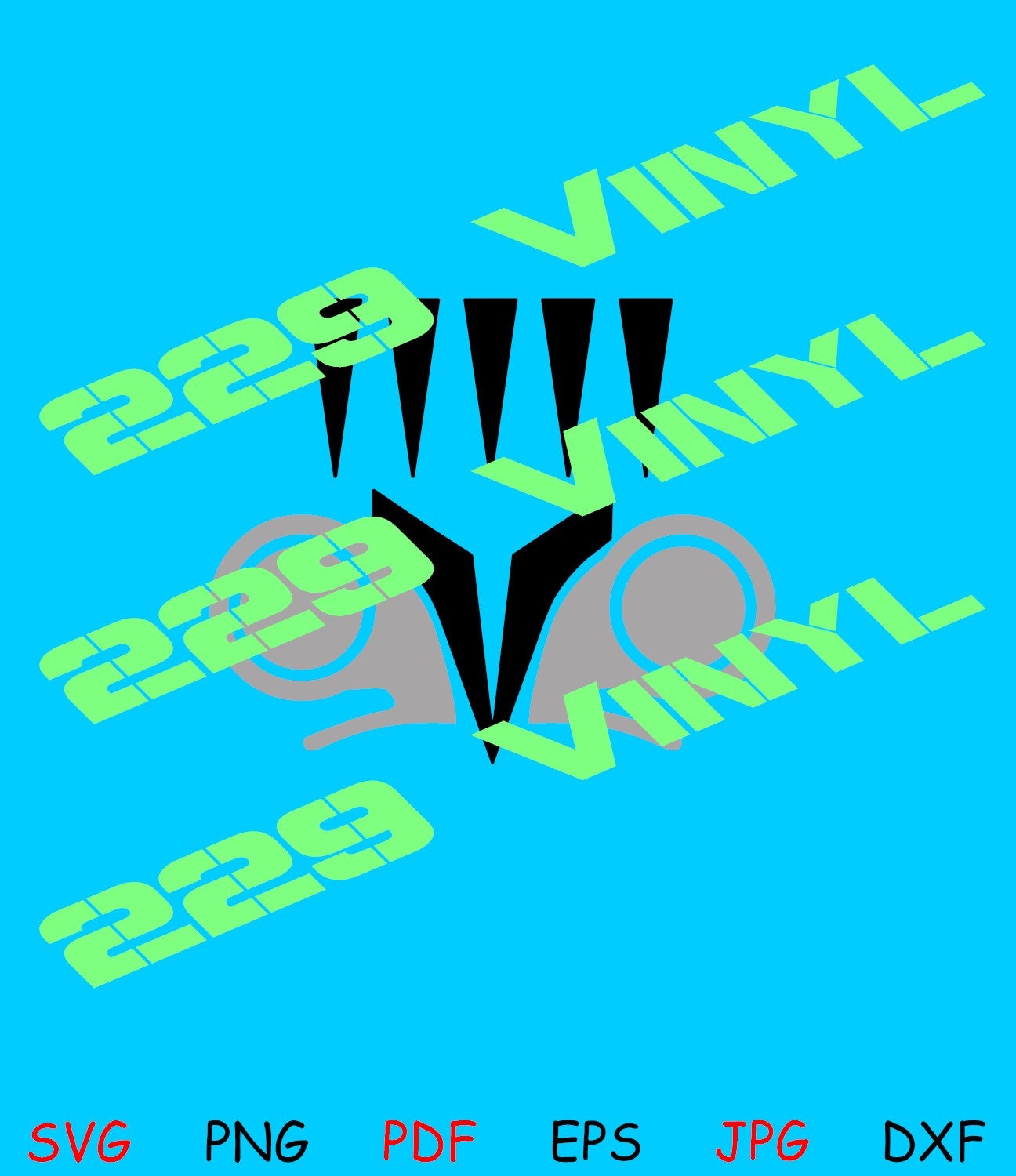 Bo Katan Night Owl SVG: Jaig Eyes, Beak & Feather Set (Digital Files)