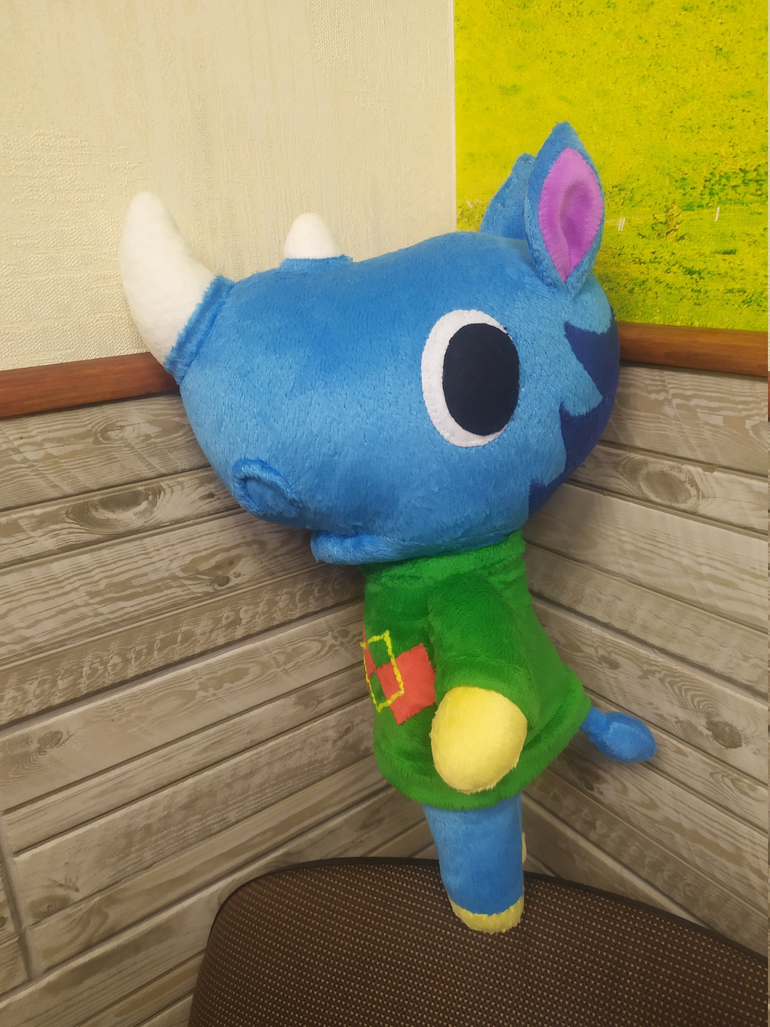 Custom Plush Toy Inspired by Animal Crossing Hornsby 35 Sm Etsy Singapore