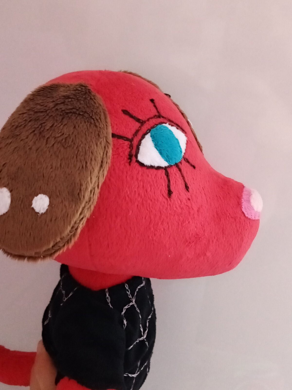 Custom Plush Toy Cherry Dog villager Inspired by Animal Etsy Singapore