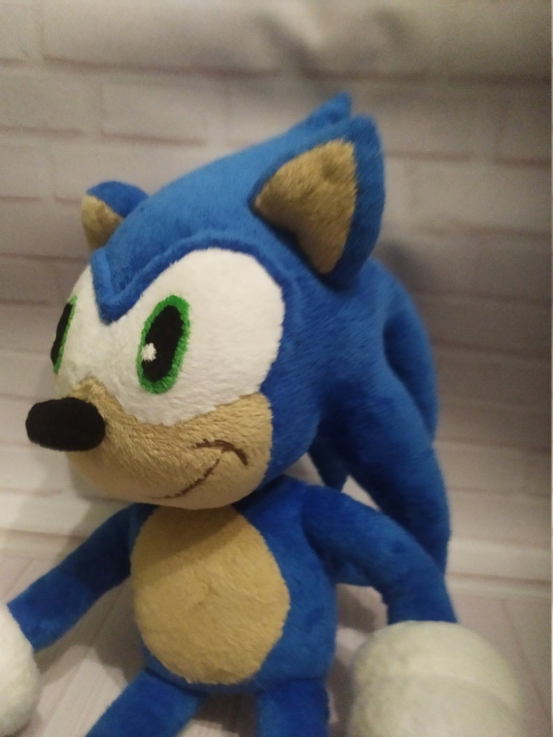 Custom Plush Toy Inspired by Sonic 43 Sm Etsy Canada