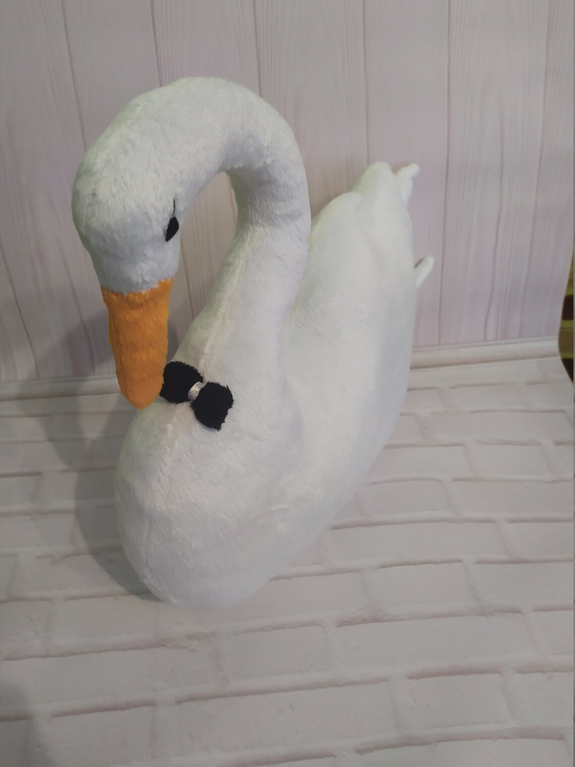 Wedding swans. Present for the wedding. Pillow swan Etsy