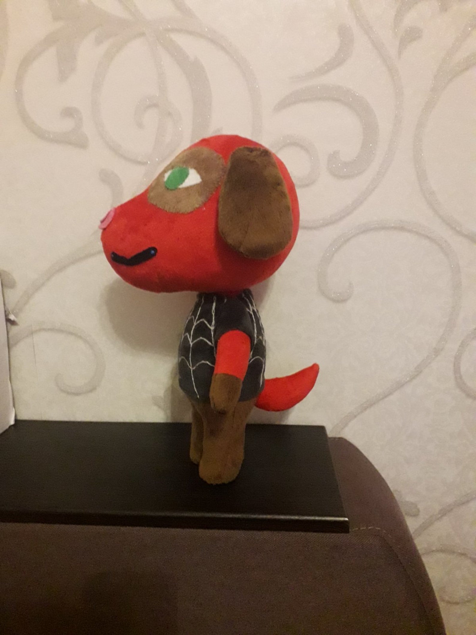 Custom Plush Toy Cherry Dog villager Inspired by Animal Etsy