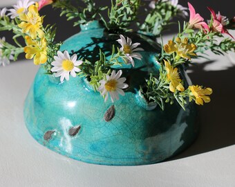 Raku Vase World Soliflores Ceramic atmosphere decoration
