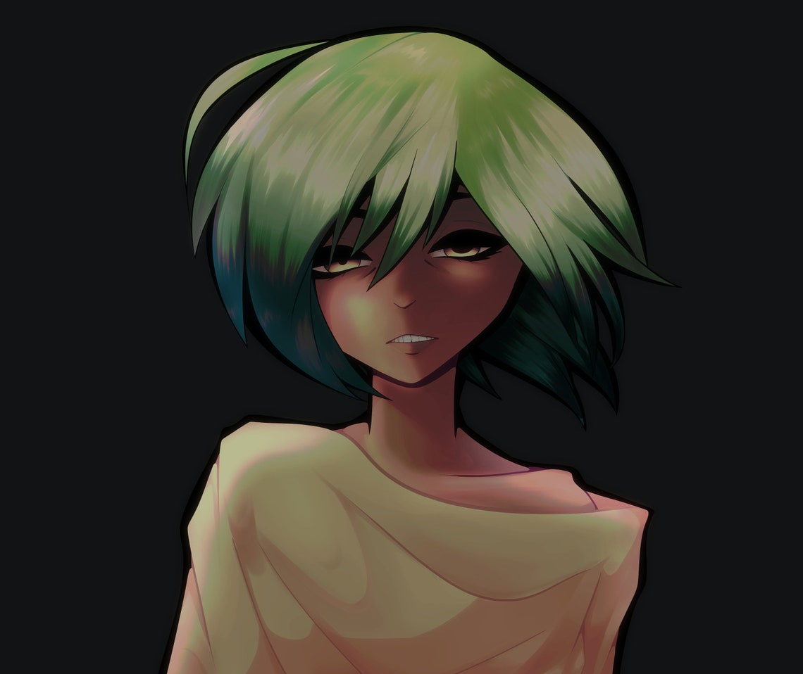 Digital Anime Art Etsy