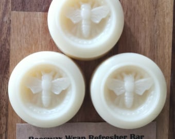 Large Refresher Bar for Beeswax Food Wraps-Approx.40g Food Grade Ingredients. Multi-buy Discount