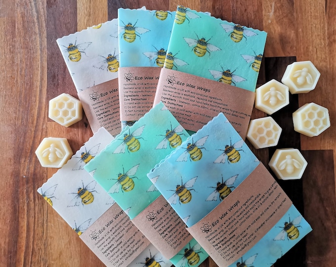 Beeswax Food Wrap: Reusable, Eco-Friendly Bees Design