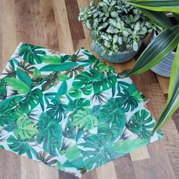 100% Natural Reusable Beeswax Food Wrap-Leaf .Zero Waste Gift