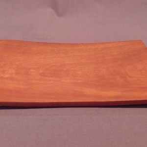 Rose Mahogany rectangular plate