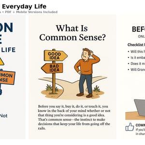 Common Sense for Everyday Life – Funny & Practical How-To Guide (Digital eBook)