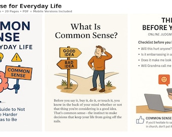 Common Sense for Everyday Life – Funny & Practical How-To Guide (Digital eBook)