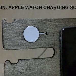 ADD-ON: Apple Watch (iWatch) charging socket for all ours Docking stations, Phone stands, Valet trays and charging organizers