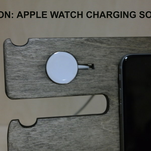 ADD-ON : prise de charge Apple Watch (iWatch) pour toutes nos stations d'accueil, supports de téléphone, plateaux de valet et organisateurs de charge