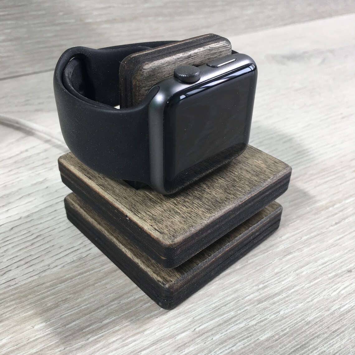 Wood Apple Watch Stand Apple Watch Dock Apple Watch Gadget Etsy